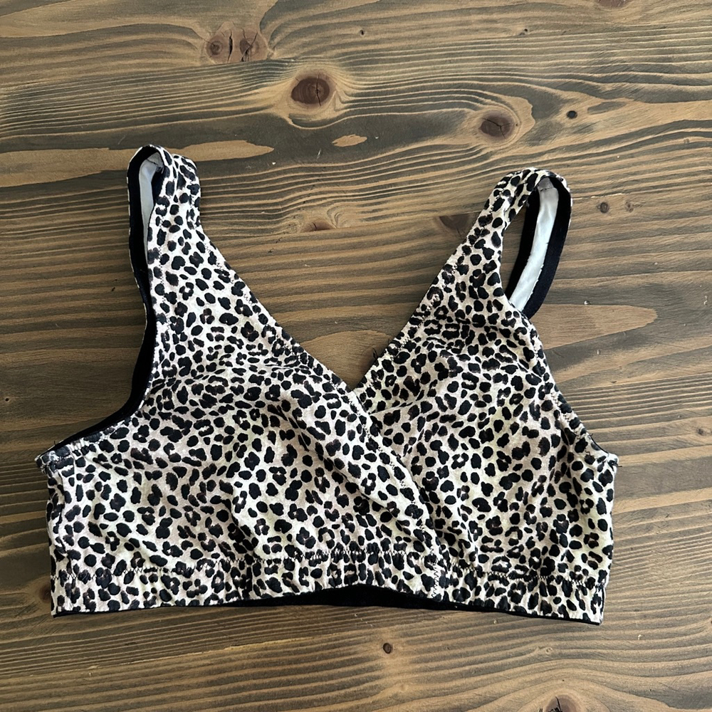 Leopard Print Women's Bra
